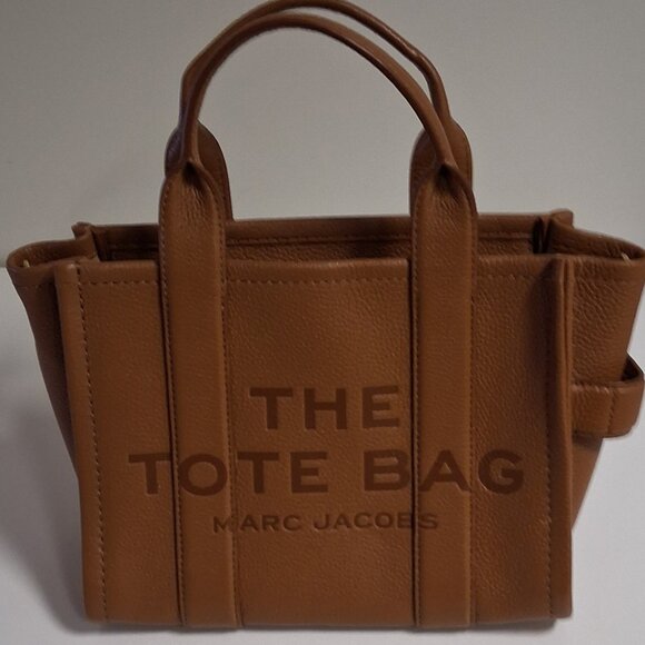 Marc Jacobs Handbags - Marc Jacobs The Small Tote Bag Argan Oil Leather NWOT Strap Missing